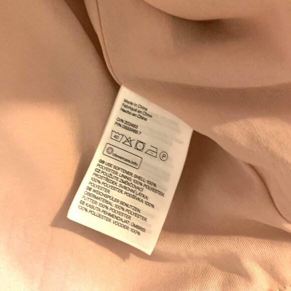 H&M Divided Women Jacket M Sherpa Pink Pockets Fuzzy Shag Teddy Crop Whimsifairy - Picture 7 of 7